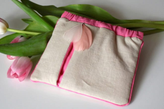 Gratis Schnittmuster & Anleitung: Clutch mit Federverschluss