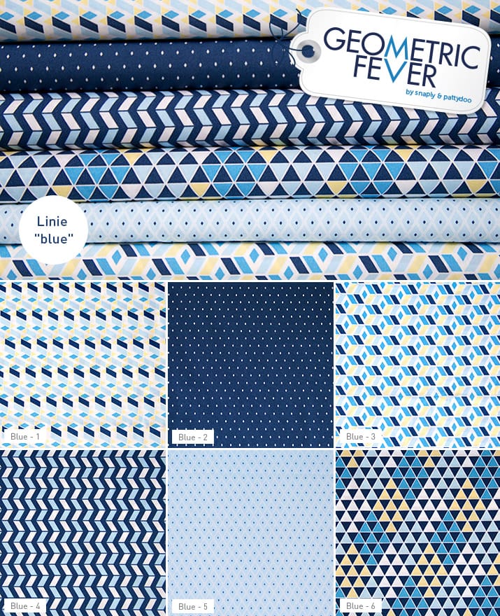 Geometric Fever Blue