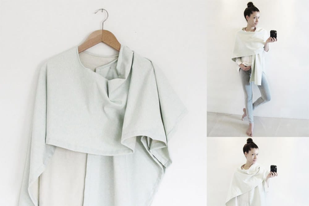 Nähanleitung: 3 IN 1 - Kimono | Stillschal | Poncho