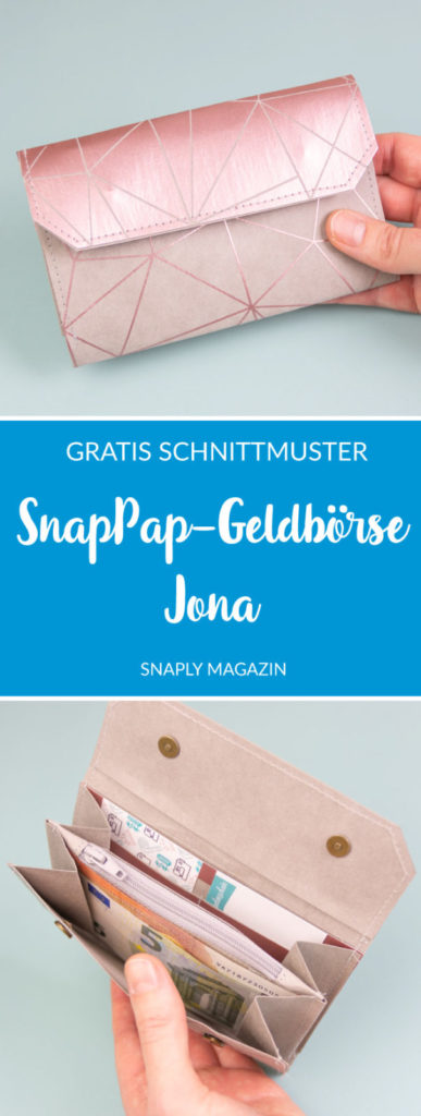 SnapPap-Geldbörse "Jona" nähen – Schnittmuster kostenlos