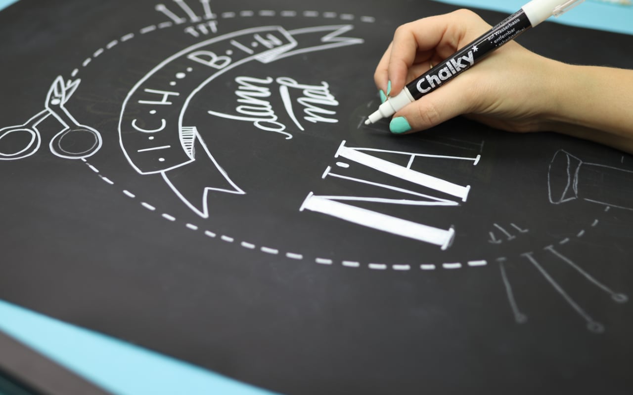 Chalky Kreativset Handlettering – Vorlage kostenlos
