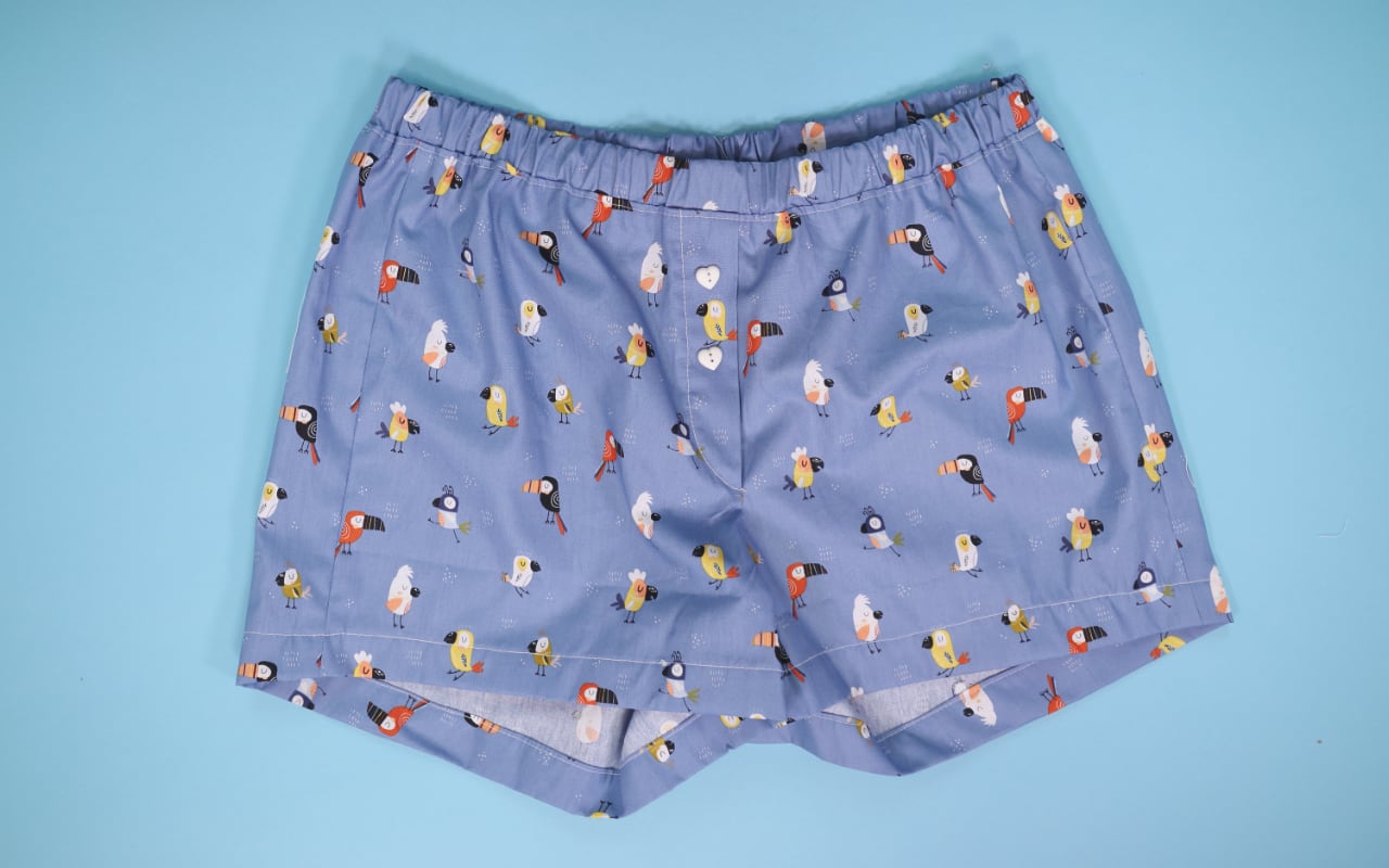 Boxershorts nähen – Schnittmuster kostenlos