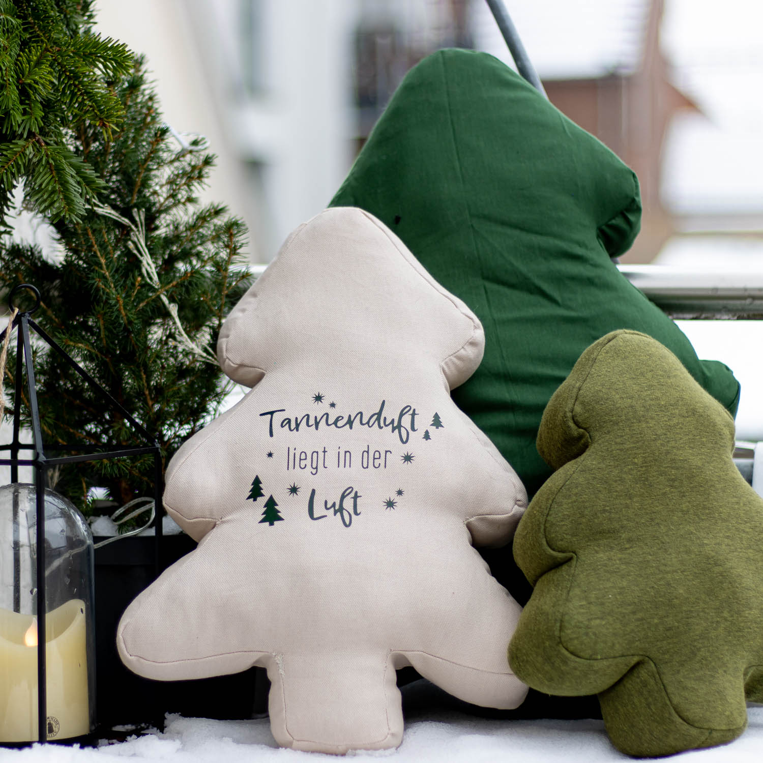Kostenloses Schnittmuster: Weihnachtsbaumkissen Oyamel